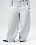 Grey Foldover Pants