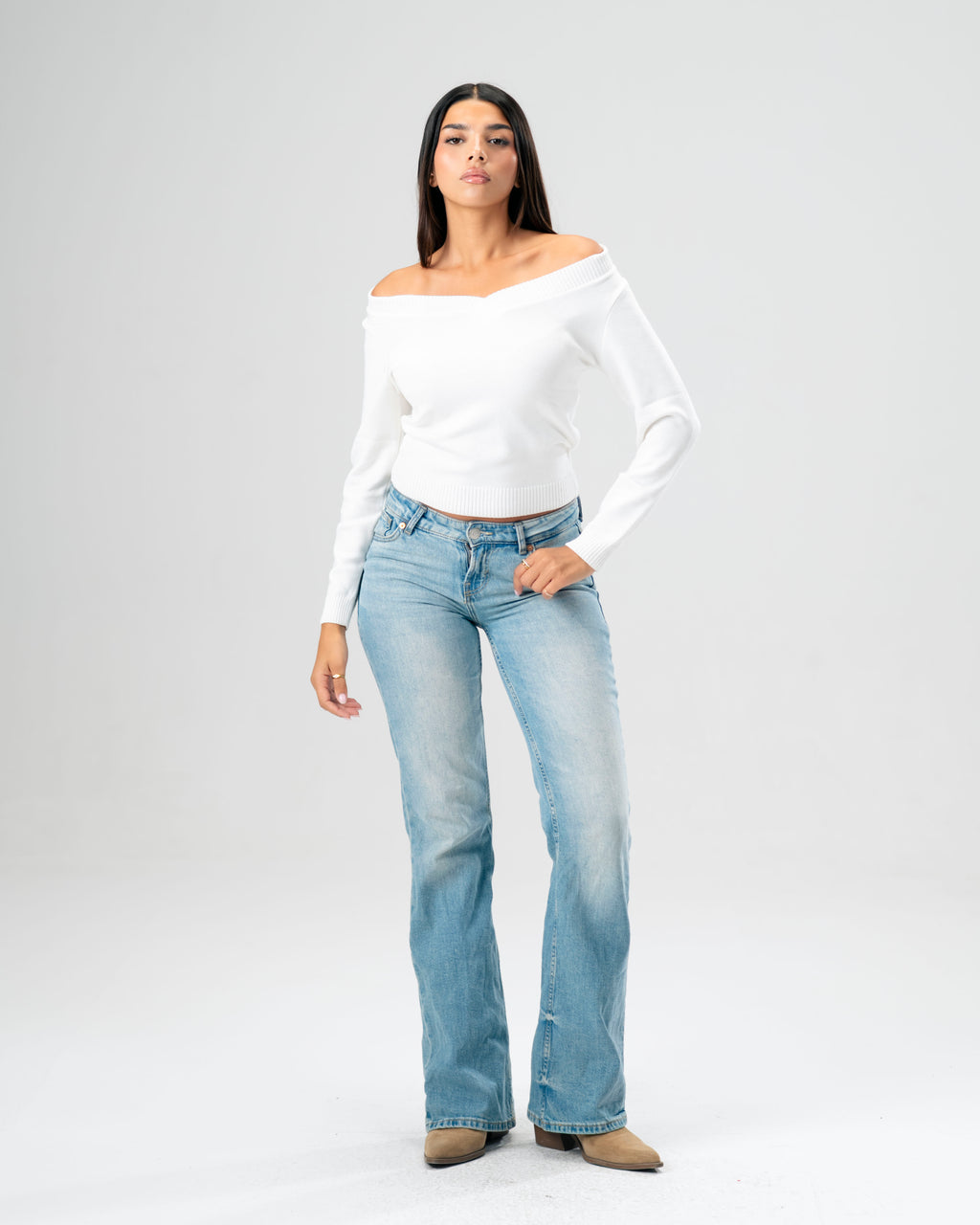 The Ballet knit Sweater White