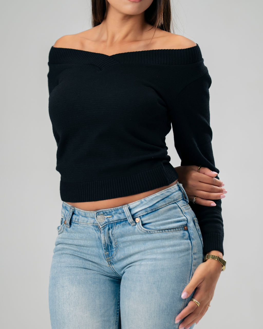 The Ballet Knit Sweater Black