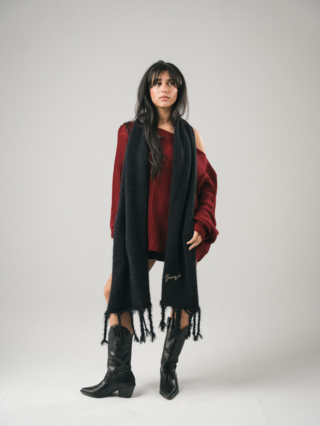Black Metal Scarf