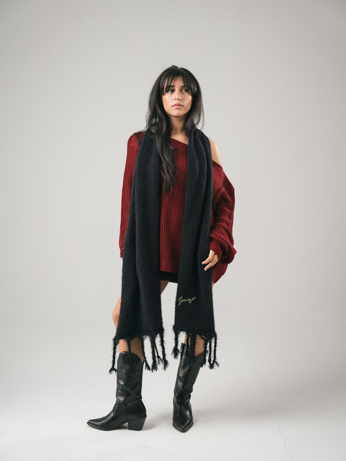 Black Metal Scarf