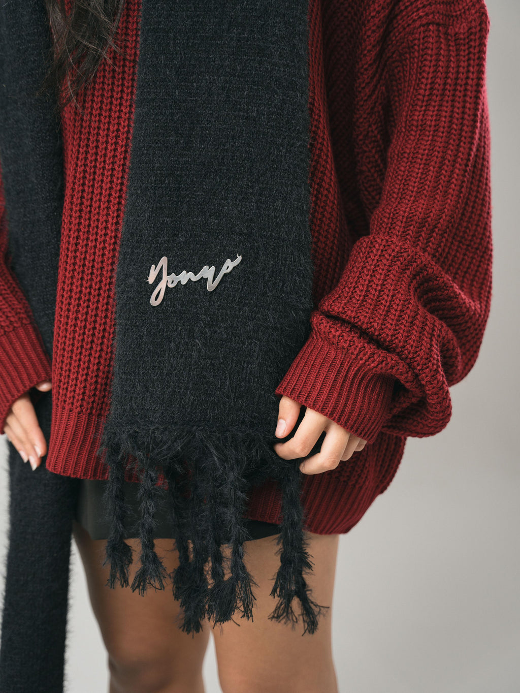 Black Metal Scarf