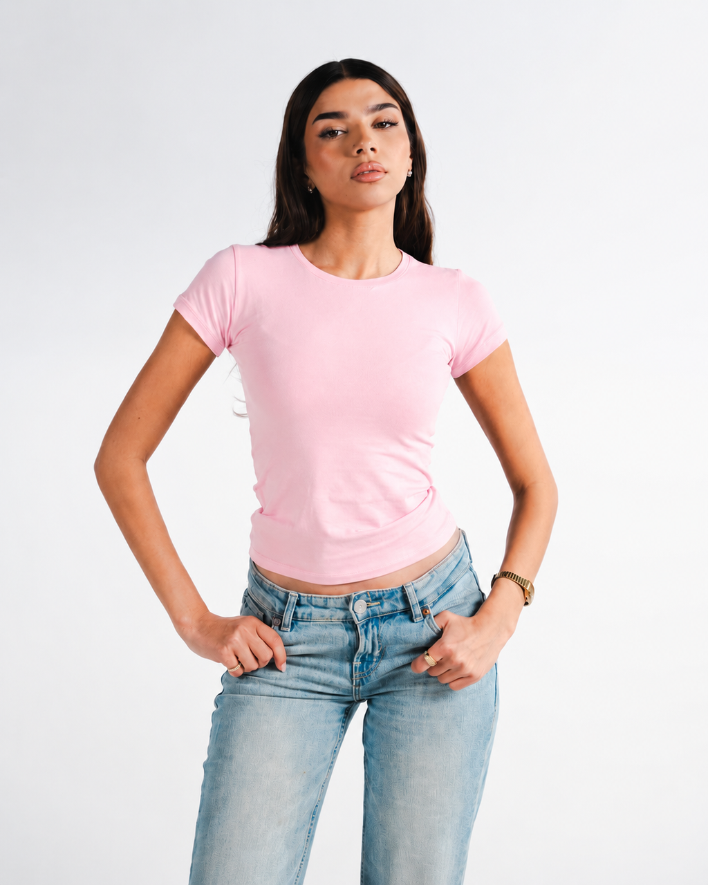 Pink Basic Top