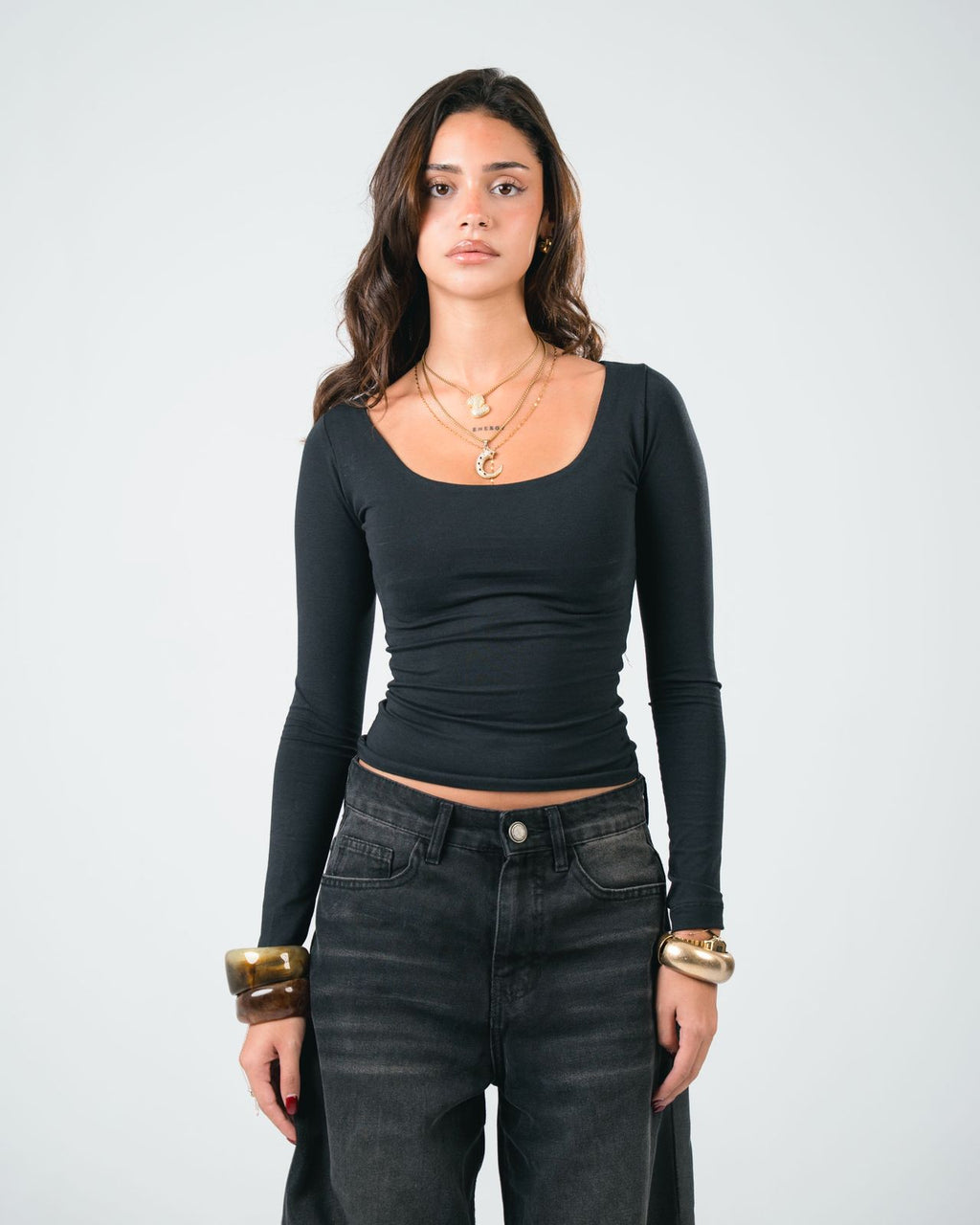 Square Black Top