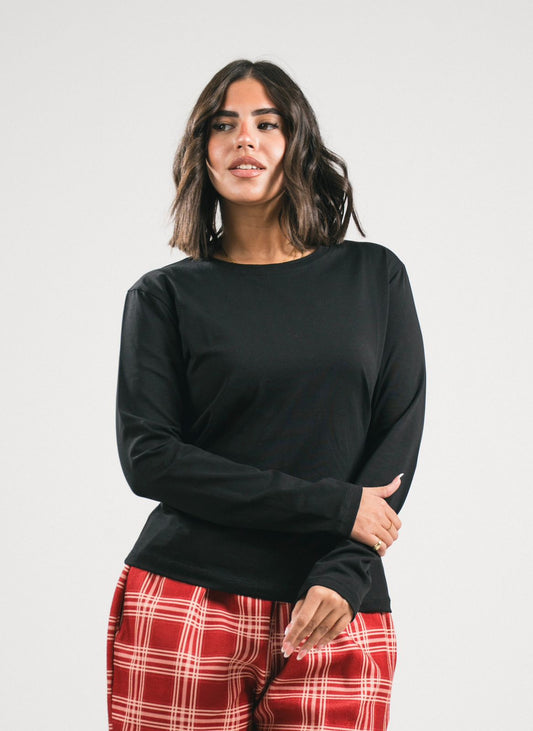 Black Pijama Tee