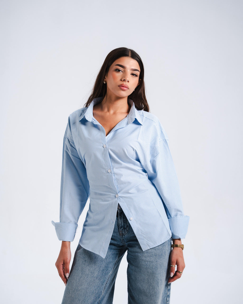 Blue Snatching Chemise