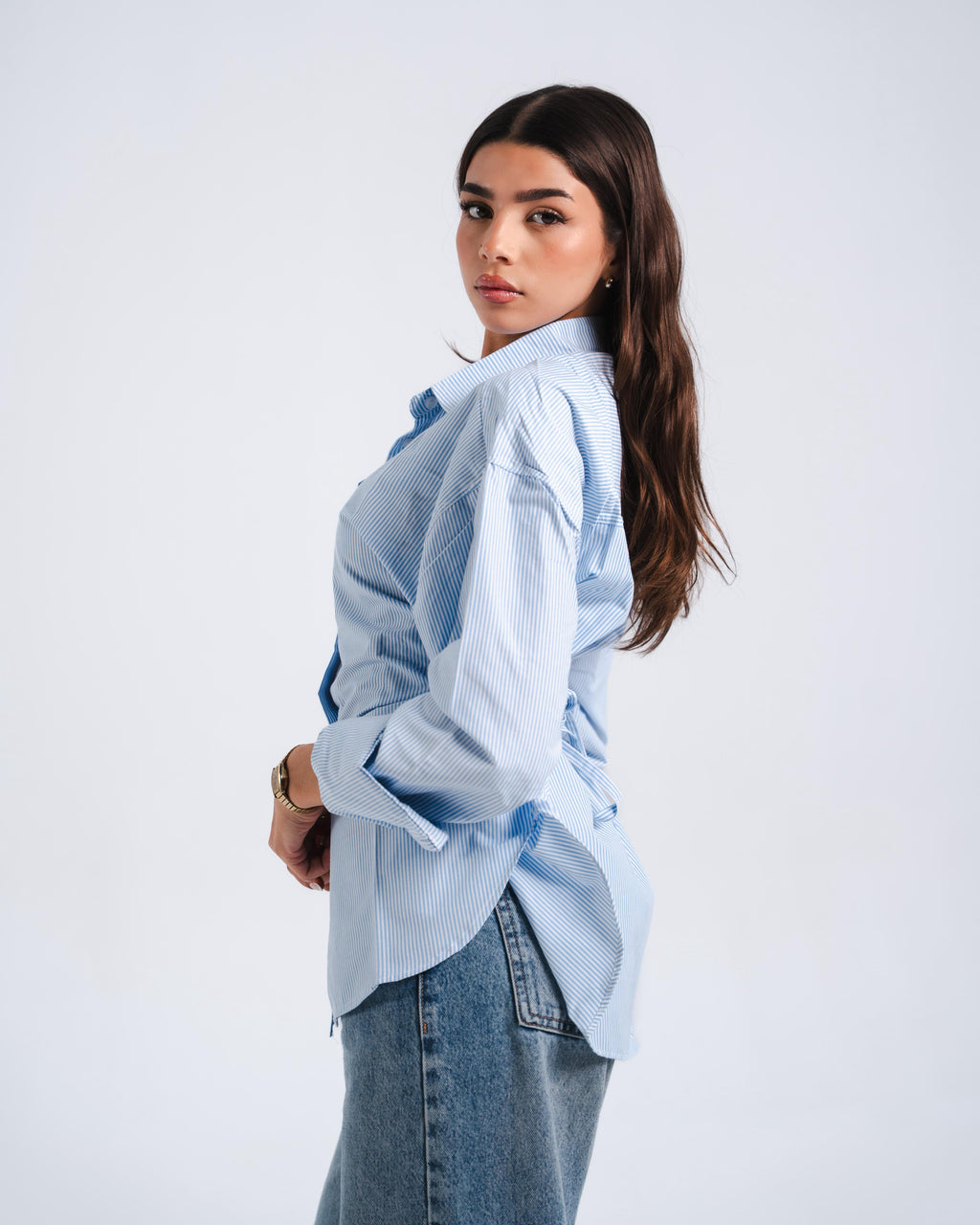 Blue Snatching Chemise