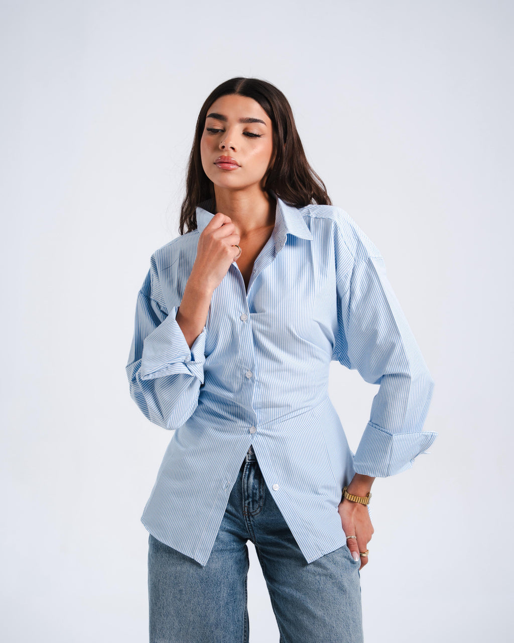 Blue Snatching Chemise