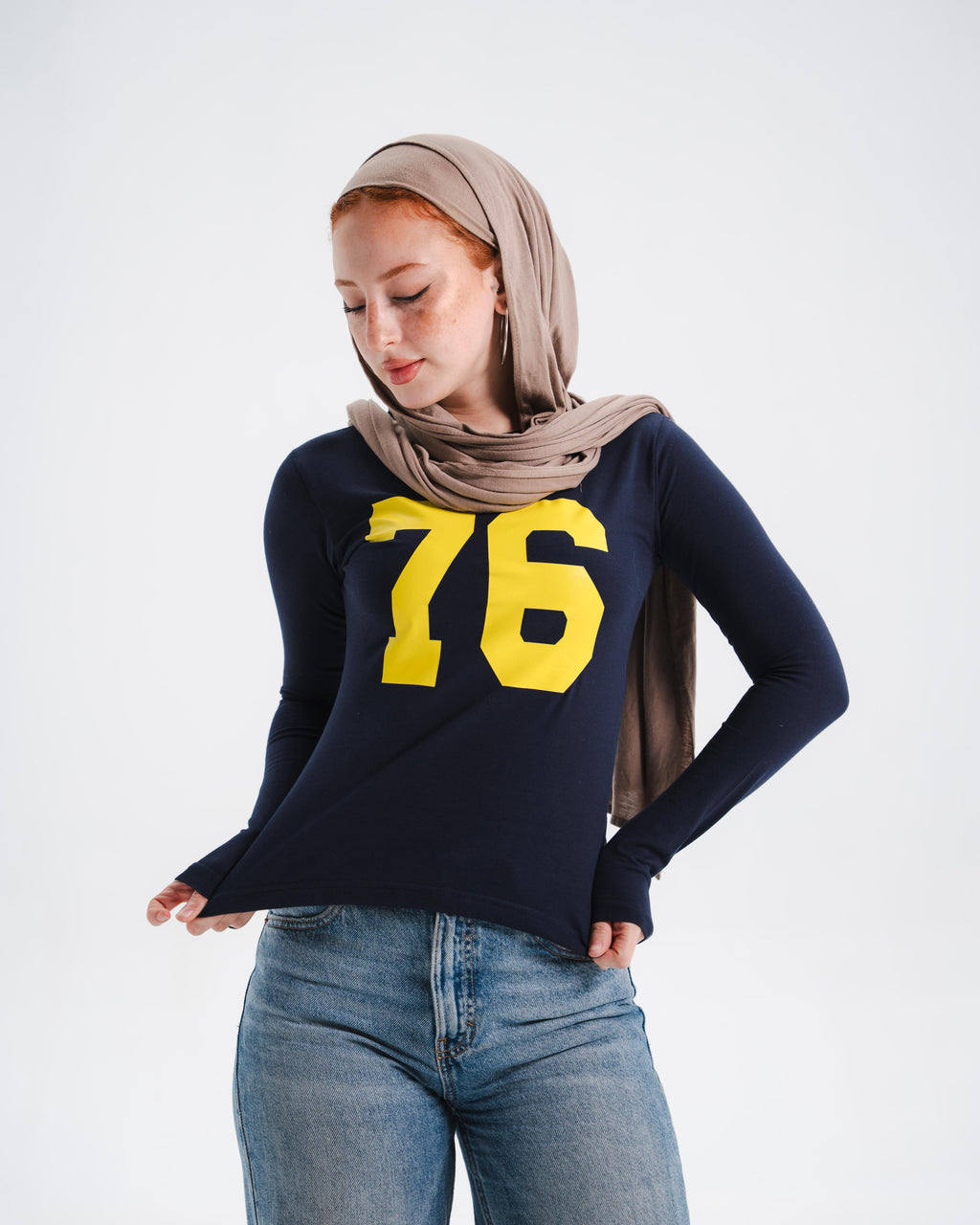 76 Long Sleeve Baby Tee