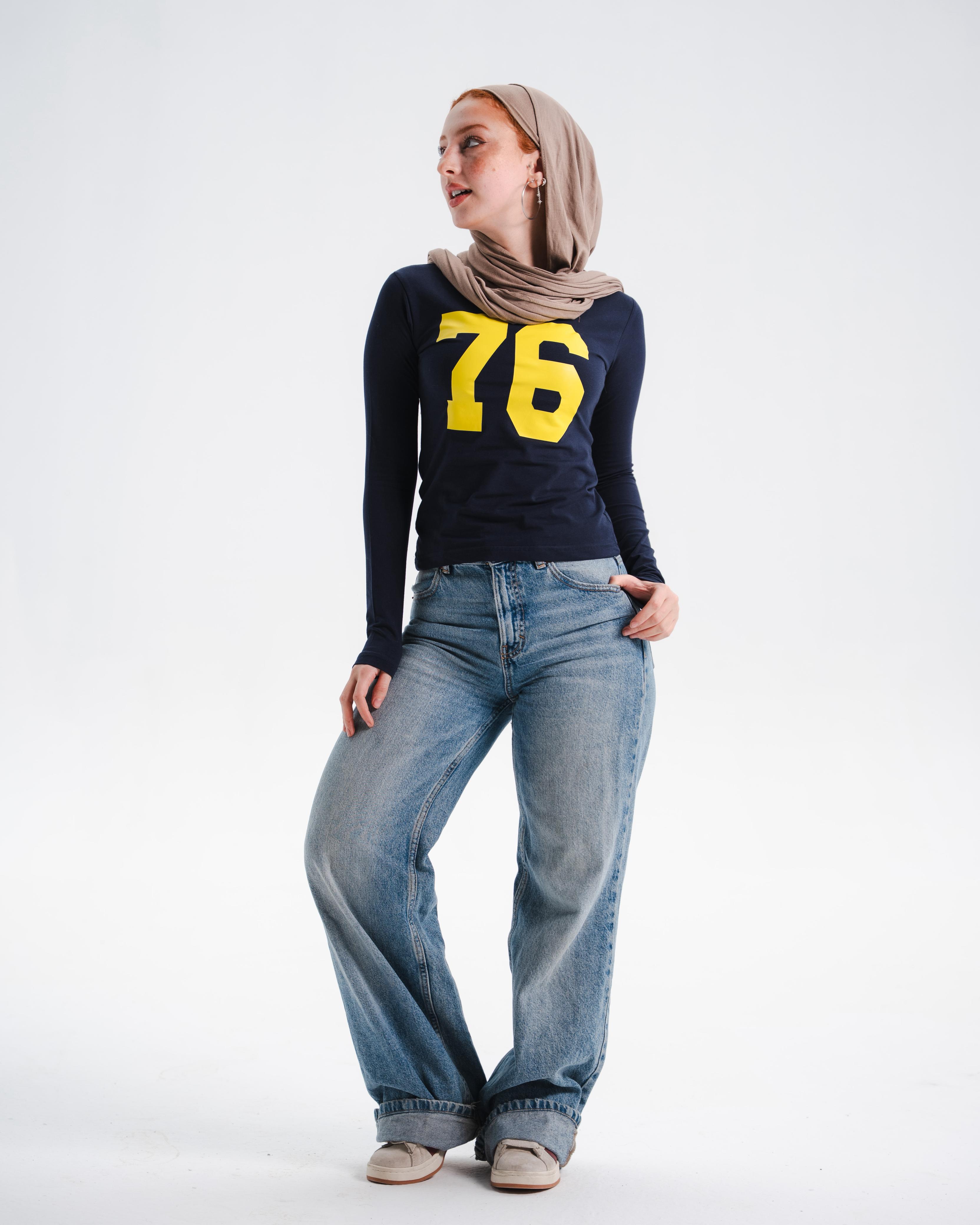 76 Long Sleeve Baby Tee