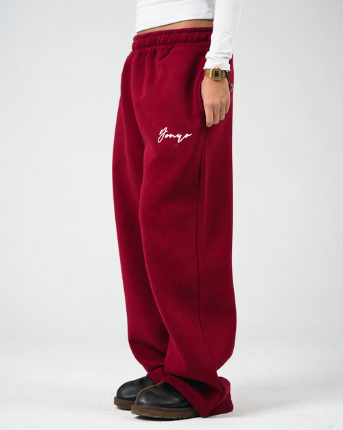 Burgundy“SWEATPANTS”