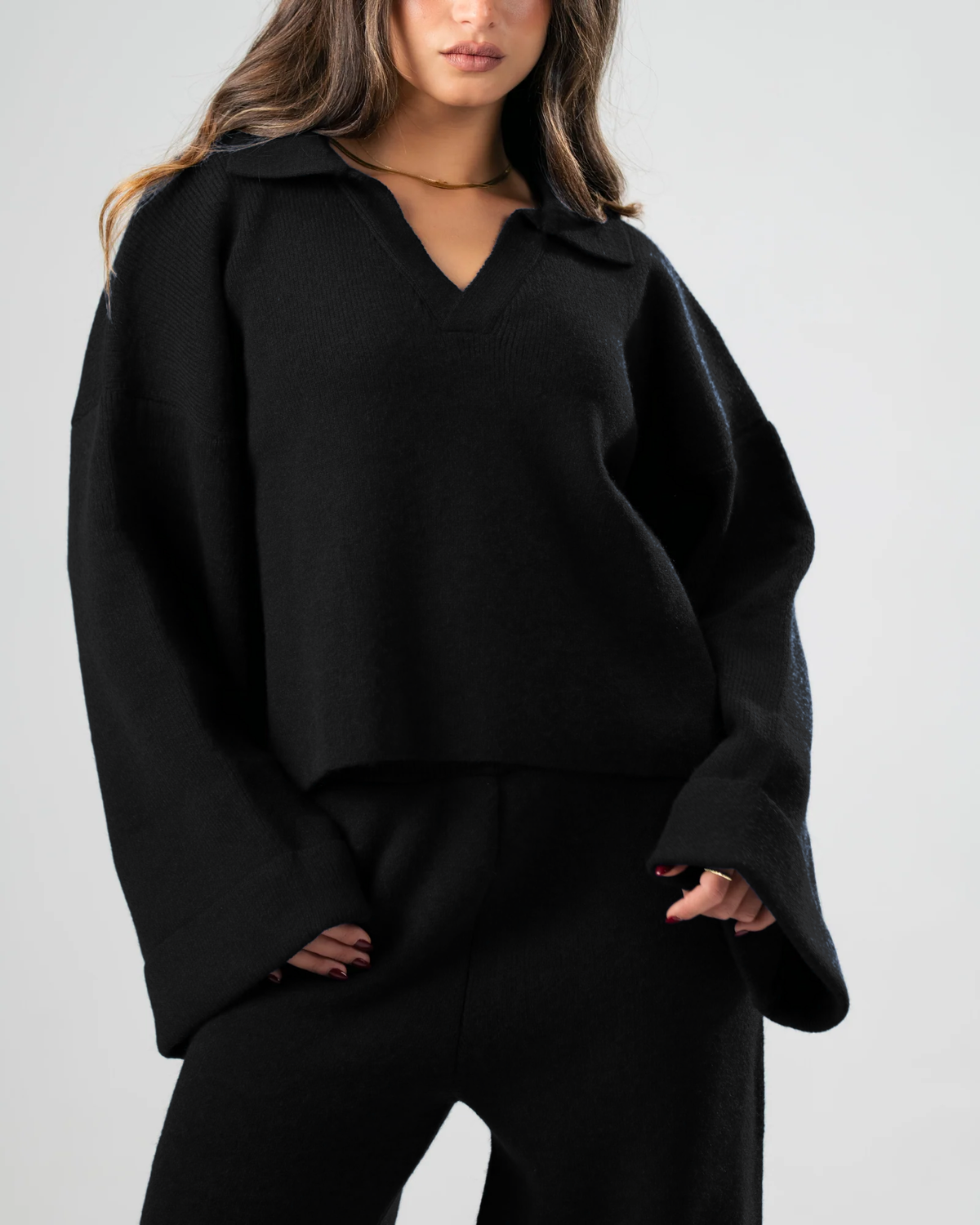 Knit Set Black