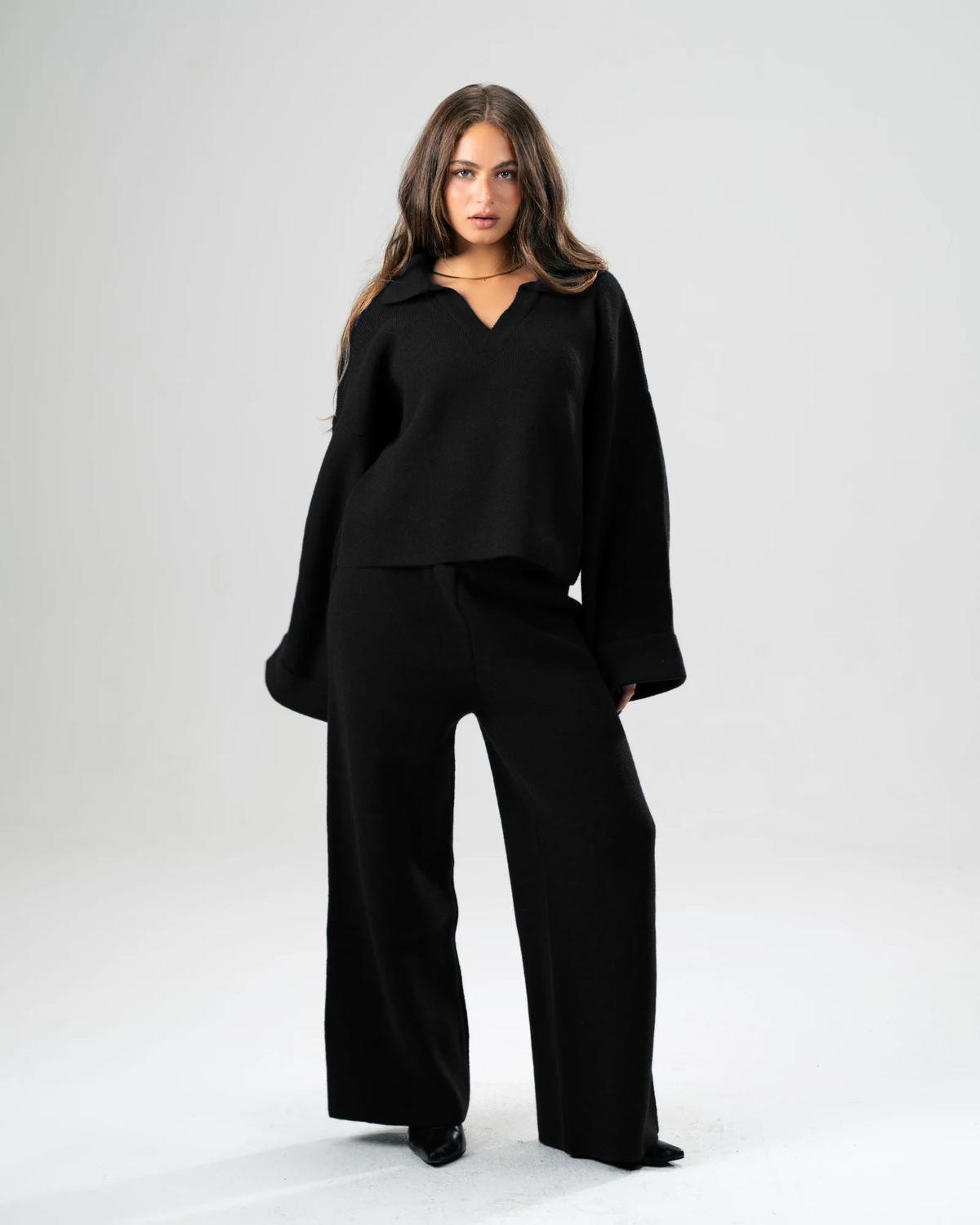 Knit Set Black
